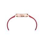 Timex Women's Easy Reader 30mm Watch - Rose Gold-Tone Case Cream Dial with Bright Pink Leather Strap