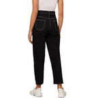 Kotty WomenS High Rise Cotton Lycra Blend Ankle Length Slim Fit Jeans