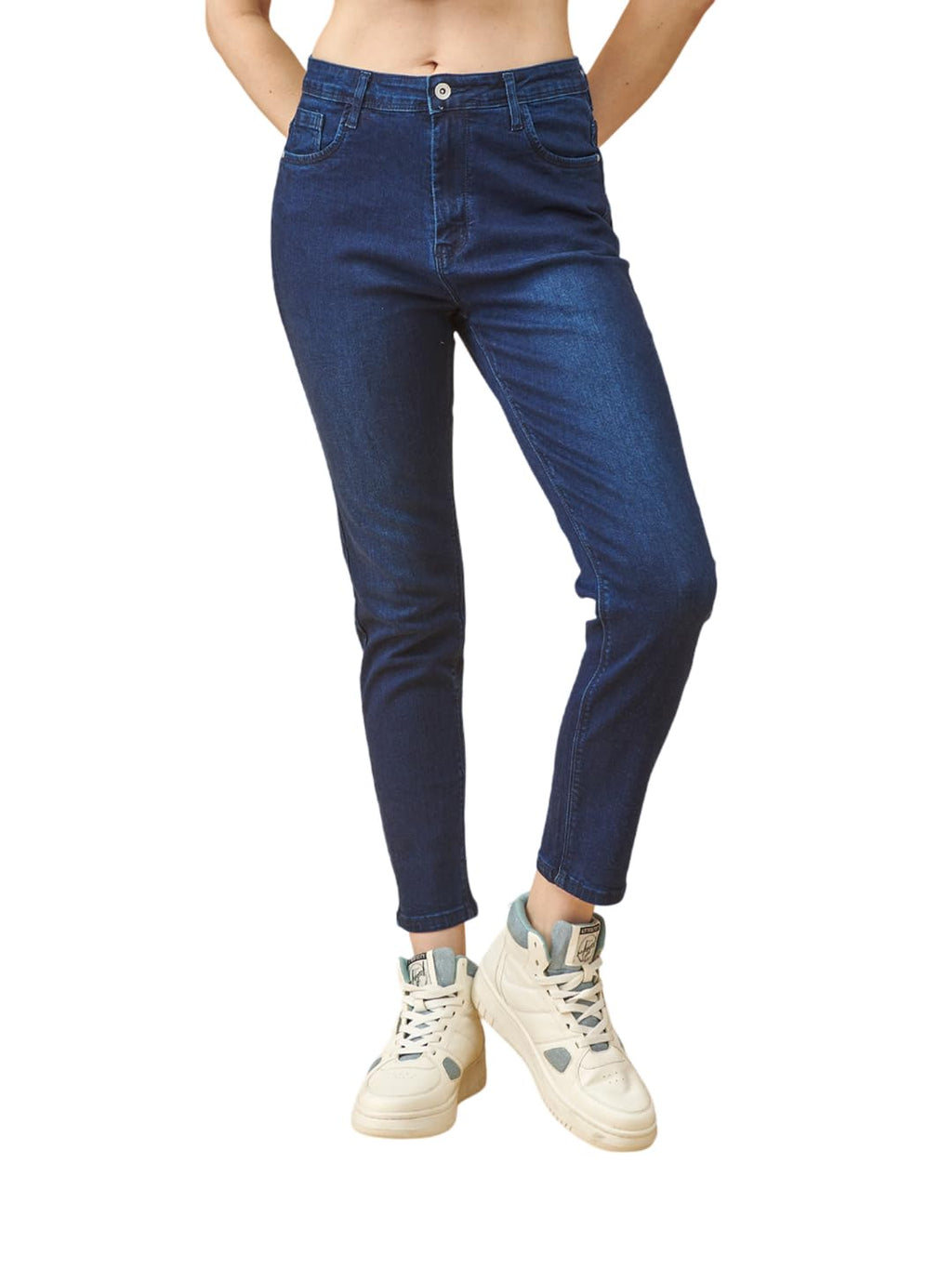 Lyra WomenS Mid-Rise Slimfit Ankle Length Jeans|Stretchable Fabric For Comfort|Trendy & Stylish Denim|Size - 32