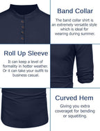 Macsivo MenS Stylish Mandarin Collar Kurta | Casual Ethnic Fusion Shirt For Daily, Party & Travel | Full Sleeves | Cotton Polye