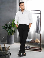 Tee Projekt Cotton Office wear Shirt|| Solid Shirt for Mens|| Casual Shirt for Men||Long Sleeve Spread Collar Shirt for Men Whi