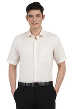 Allen Solly Men Regular Fit Formal Half Sleeve Short Sleeve Shirt