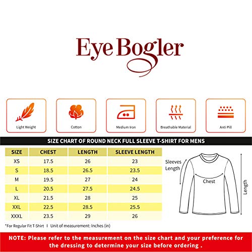 EYEBOGLER Regular Mens Cotton Red-White Designer T-Shirt