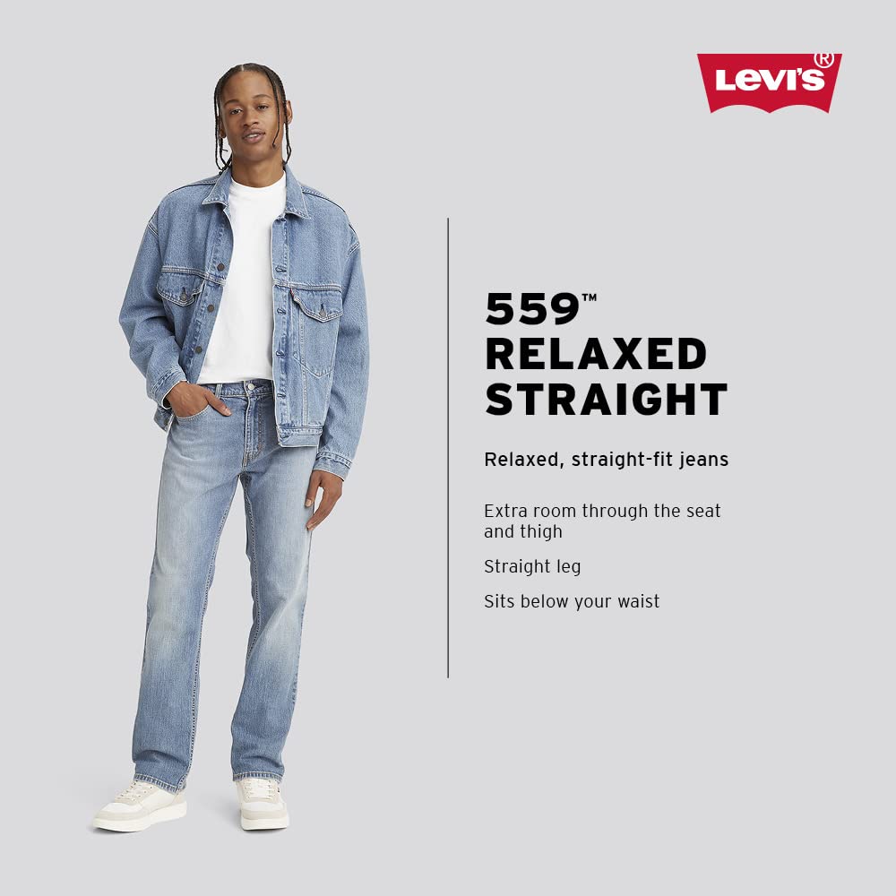 Levi's Men's 559 Relaxed Straight Fit Jean, Range, 32x34