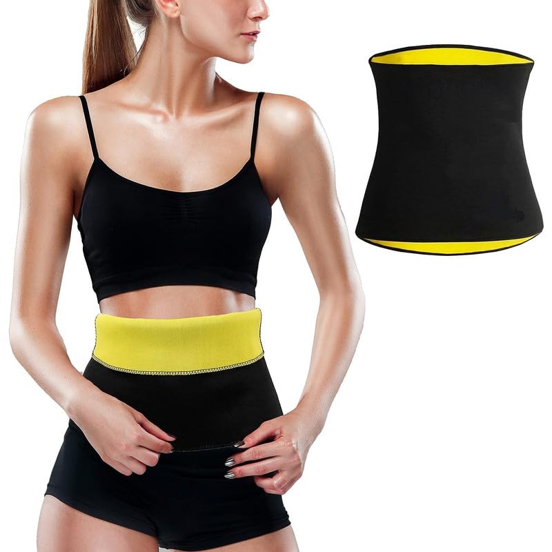 Tummy Shaper for Women & Men Sweat Slim Belt Tummy Belt Shapewear for Belly. Body Shaper Belt for Stomach Fitness Belt for Exerc 2