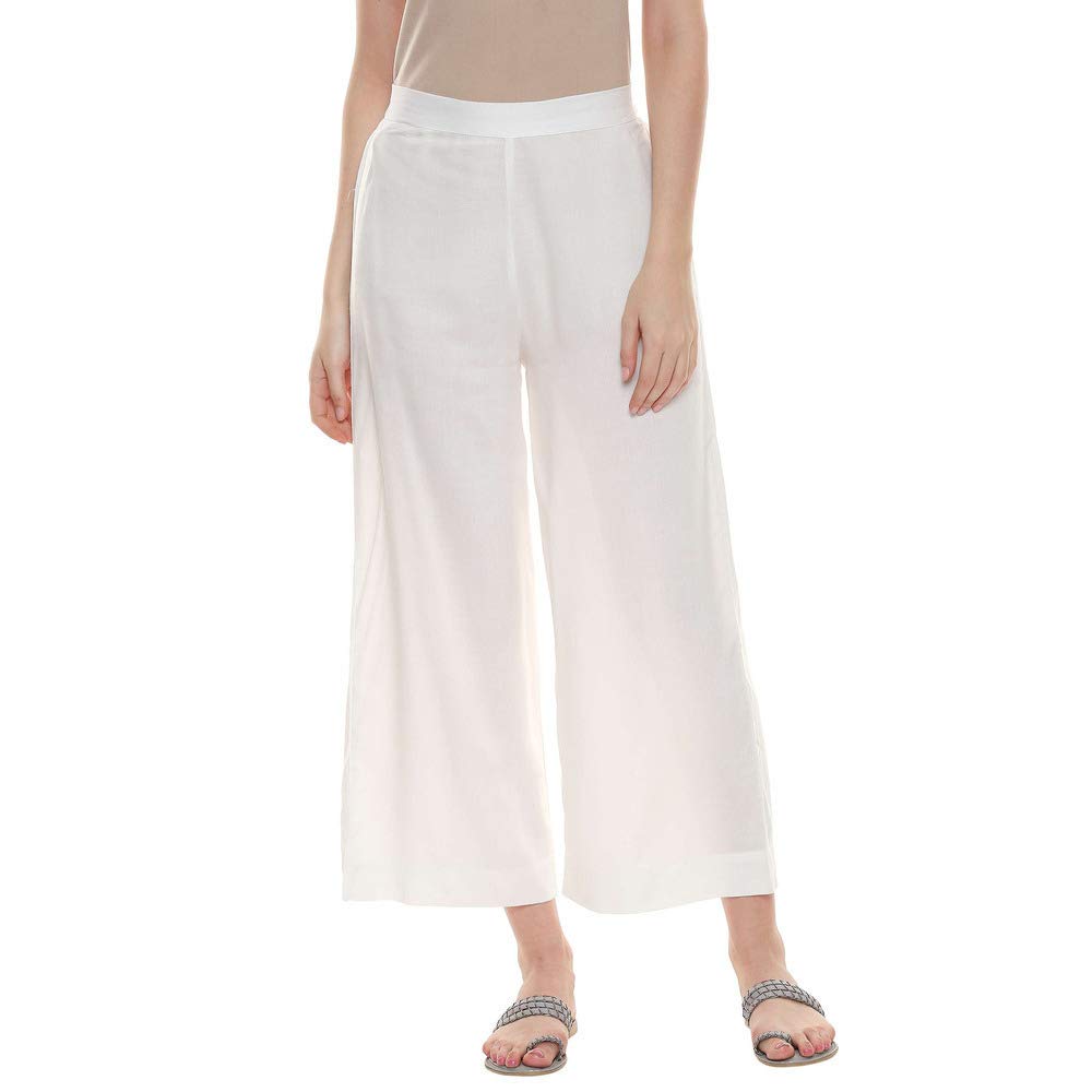 Aurelia WomenS Straight Fit Bottom (20Fea60005-601412_Off-White_S)