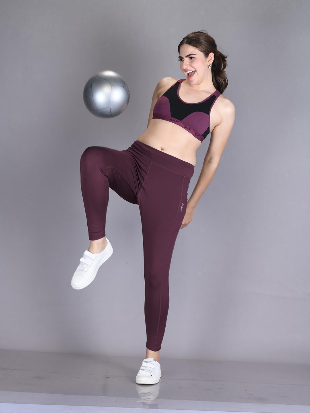 Lyra WomenS Polyester Activewear Sports Ankle Length Tights