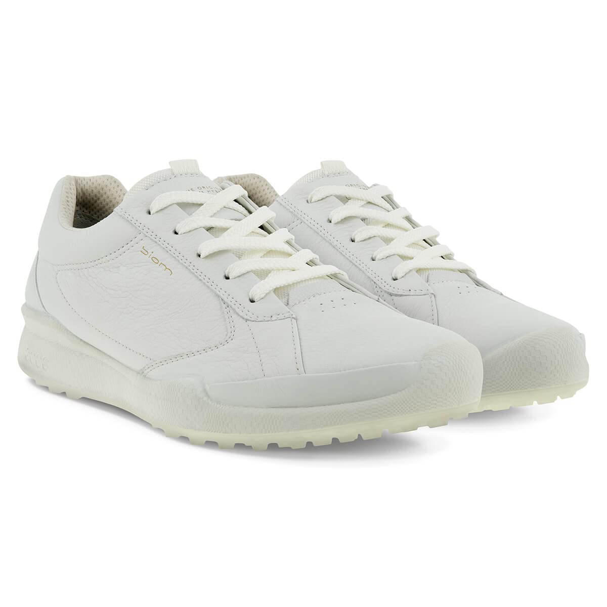 ECCO Men's Biom Hybrid Original Hydromax Water Resistant Golf Shoe, White, 8-8.5
