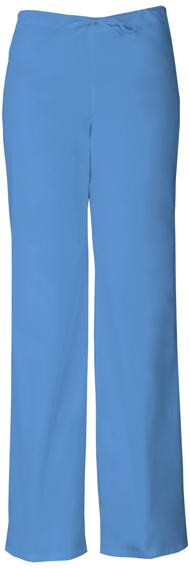 Dickies womens Signature Unisex Drawstring Medical Scrubs Pants, Ceil Blue, Large Short US