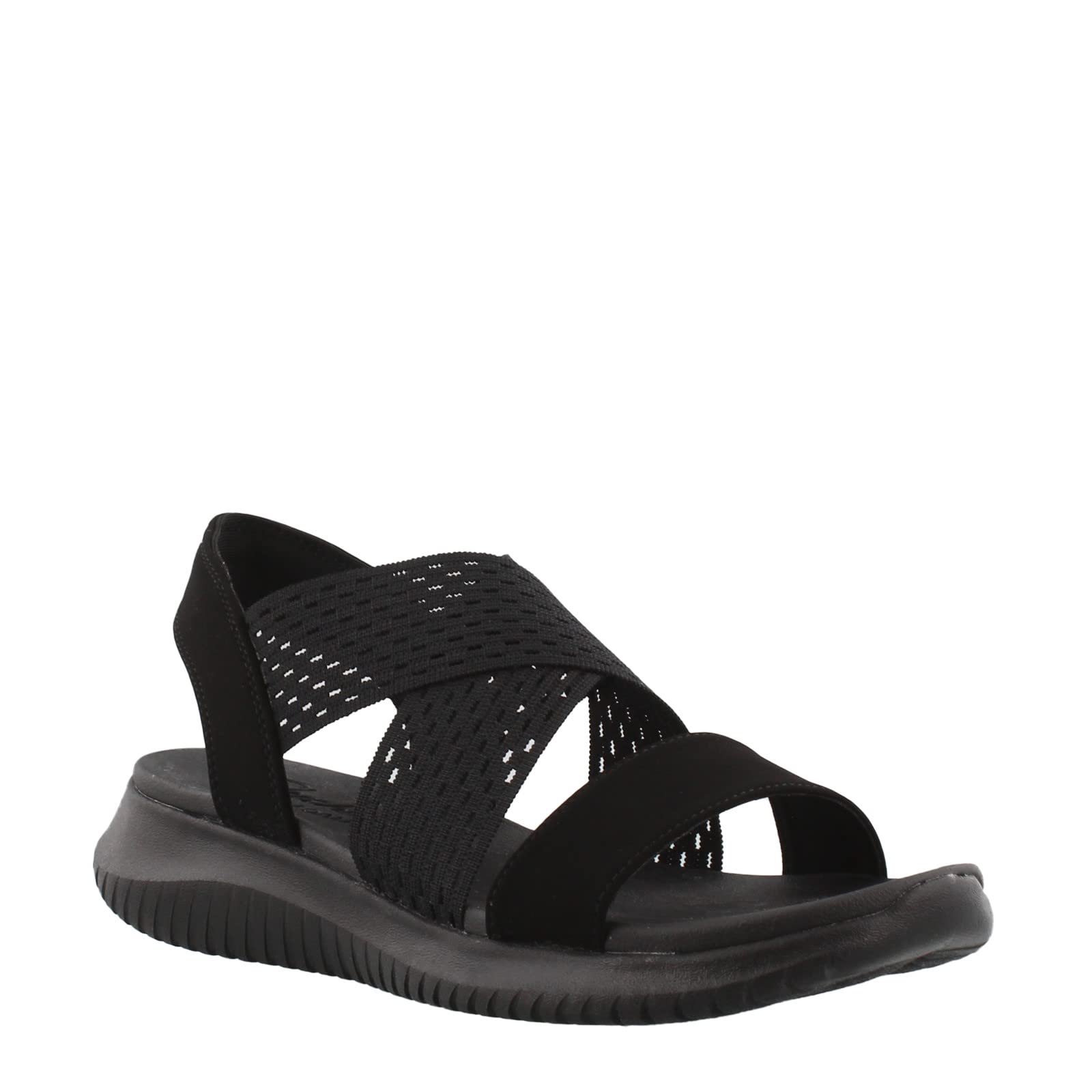 Skechers Women Ultra Flex Neon Star Sandals & Floaters