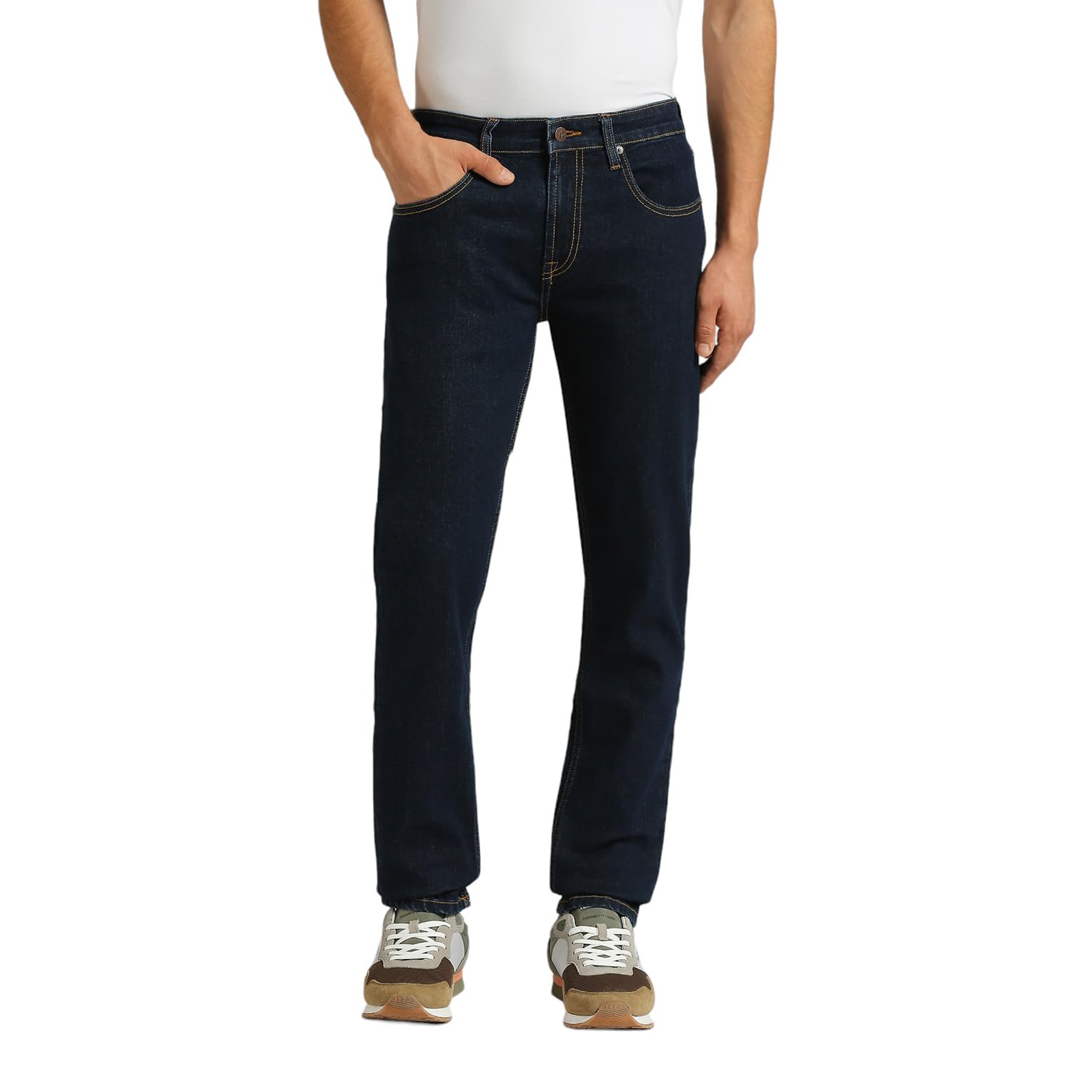 Pepe Jeans MenS Slim Jeans (Pm207934Aa01_Raw Used_Dark Indigo Blue