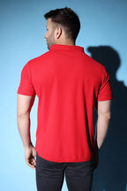 OM SAI LATEST CREATION Mens Polo-Neck with Zip Closure Type T-Shirt || Half Sleeves Casual T-Shirt for Men || Ragular Wear Clas