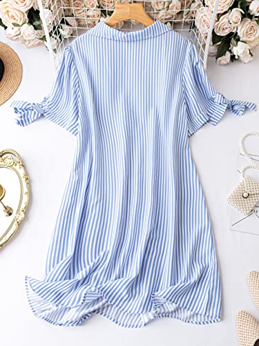 Leriya Fashion Rayon Women Above The Knee Western Dress (LF-WD1099&WD1143_White&Blue