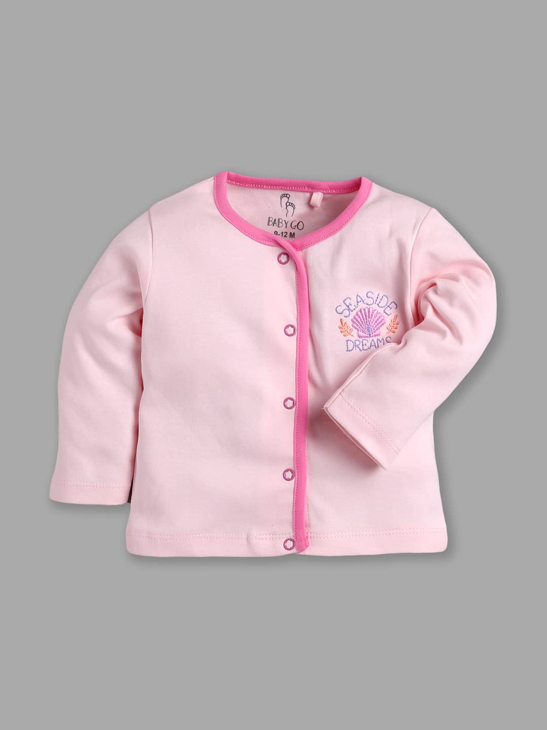 Baby Go Full Sleeve Set Of 3 Tees Combo For Baby Girls