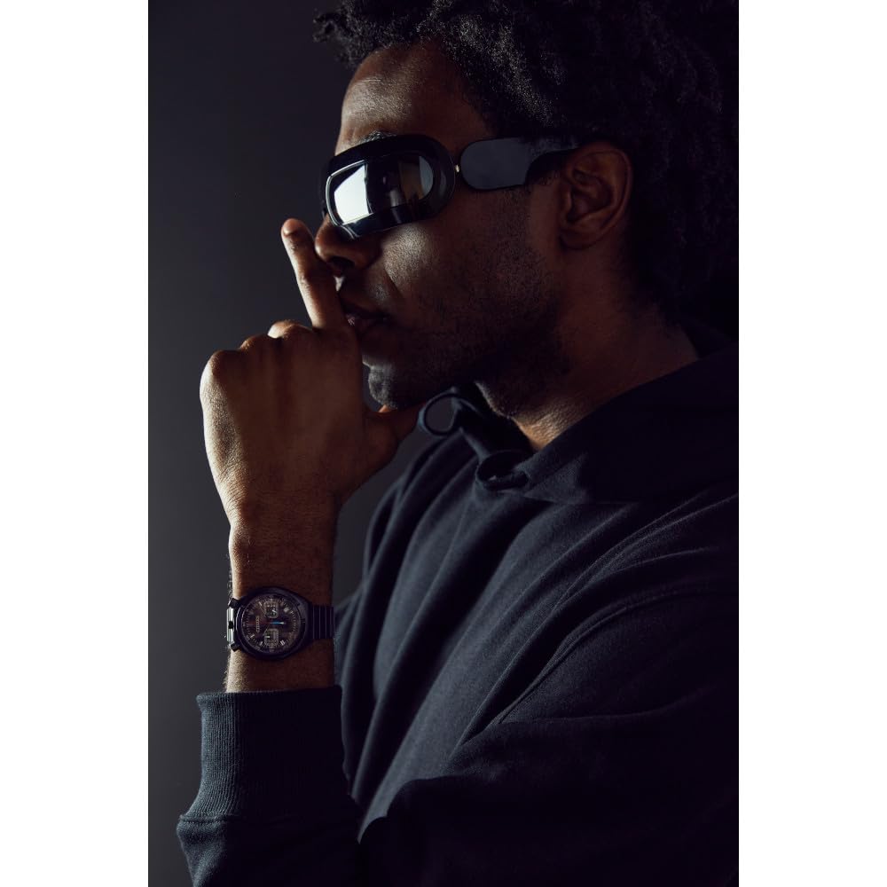 Citizen Men's Vintage Design Star Wars Darth Vadar Black IP Stainless Quartz Watch, 1-Second Chronograph, Date, 38mm (Model: AN3