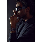 Citizen Men's Vintage Design Star Wars Darth Vadar Black IP Stainless Quartz Watch, 1-Second Chronograph, Date, 38mm (Model: AN3