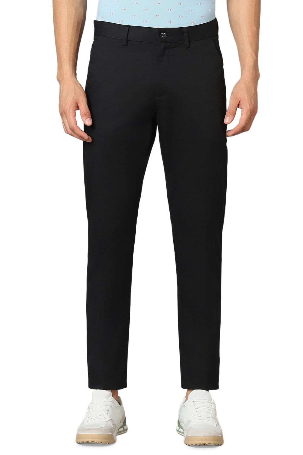 Allen Solly Men Regular Fit Solid Casual Cotton Stretch Pants
