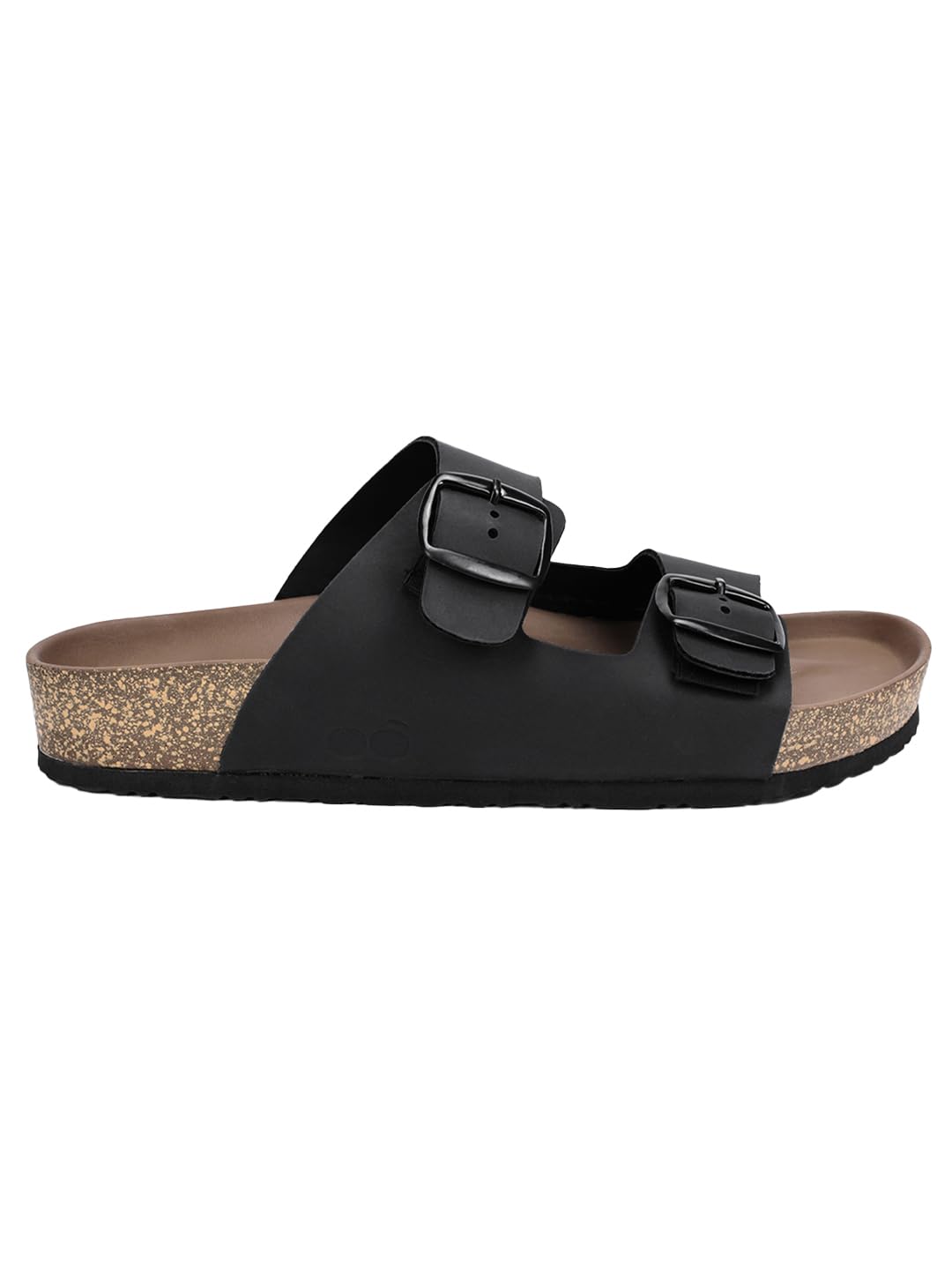 Bewakoof MenS Double Strap Sandals_694177_Brown_Uk8