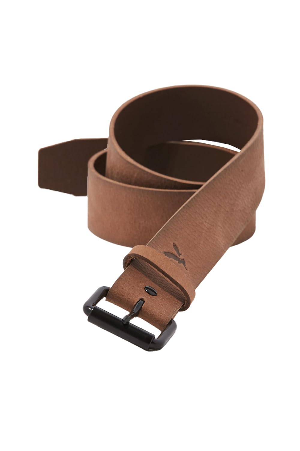 American Eagle Men Brown Roller Buckle Belt 36