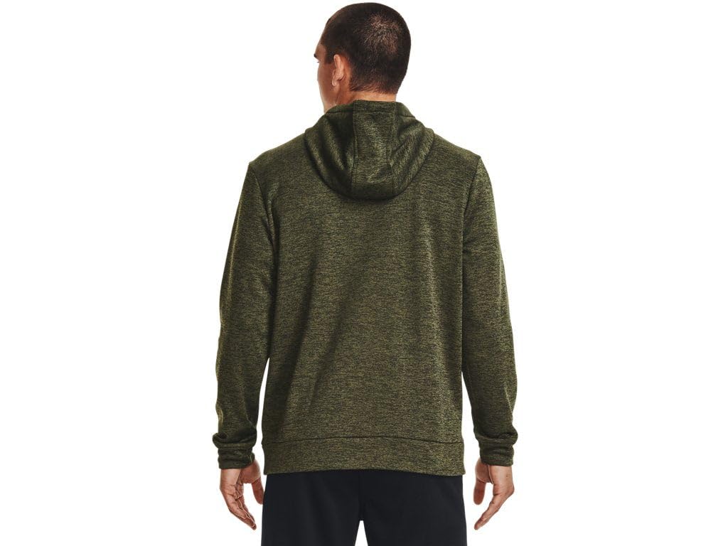 Under Armour Mens ArmourFleece Twist Hoodie, (390) Marine OD Green / / Black, Small