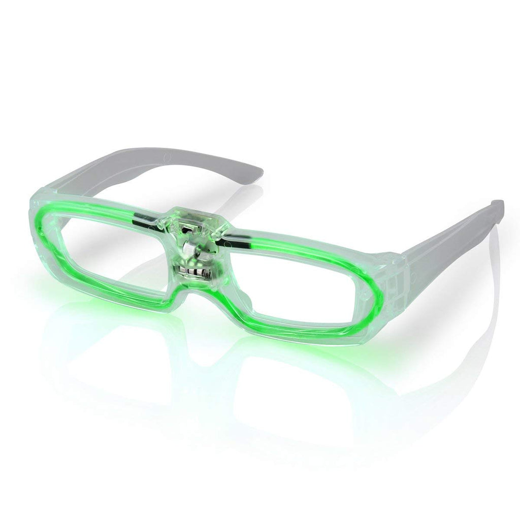 blinkee Sound Activated Glasses Green