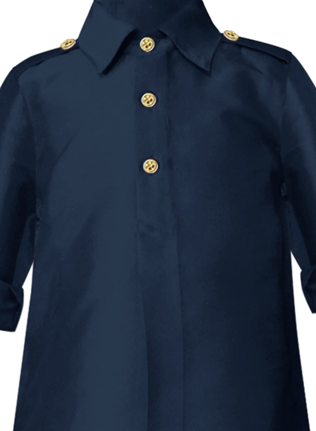 A.T.U.N. (ALL THINGS UBER NICE) Boy's Polyester Solid Full Sleeve Pathani Suit Set | Kurta and Pyjama Set | Ethnic Clothing Set for Festival and Special Occasion | 2 Piece Set