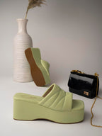 Shoetopia Retro Style Platform Heels