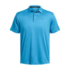 Under Armour Men's Tech Golf Polo, (421) Capri / / Pitch Gray, Medium