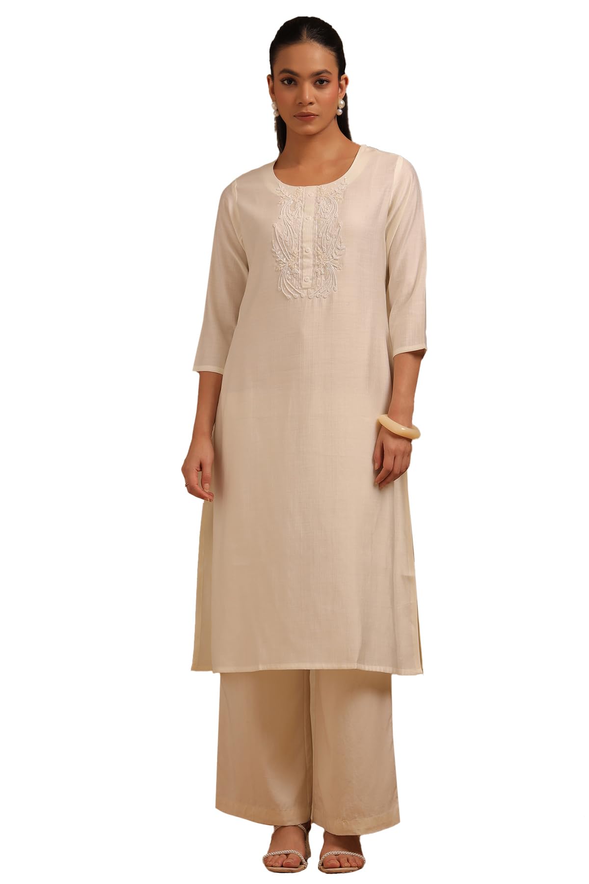 Soch Women Gadwal Embroidered Kurta with Beads