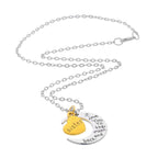 ShiQiao Spl Sister Gifts Heart Pendant Necklace Sister Jewelry Graduation Birthday Christmas Gifts for Sister from Sister Brothe