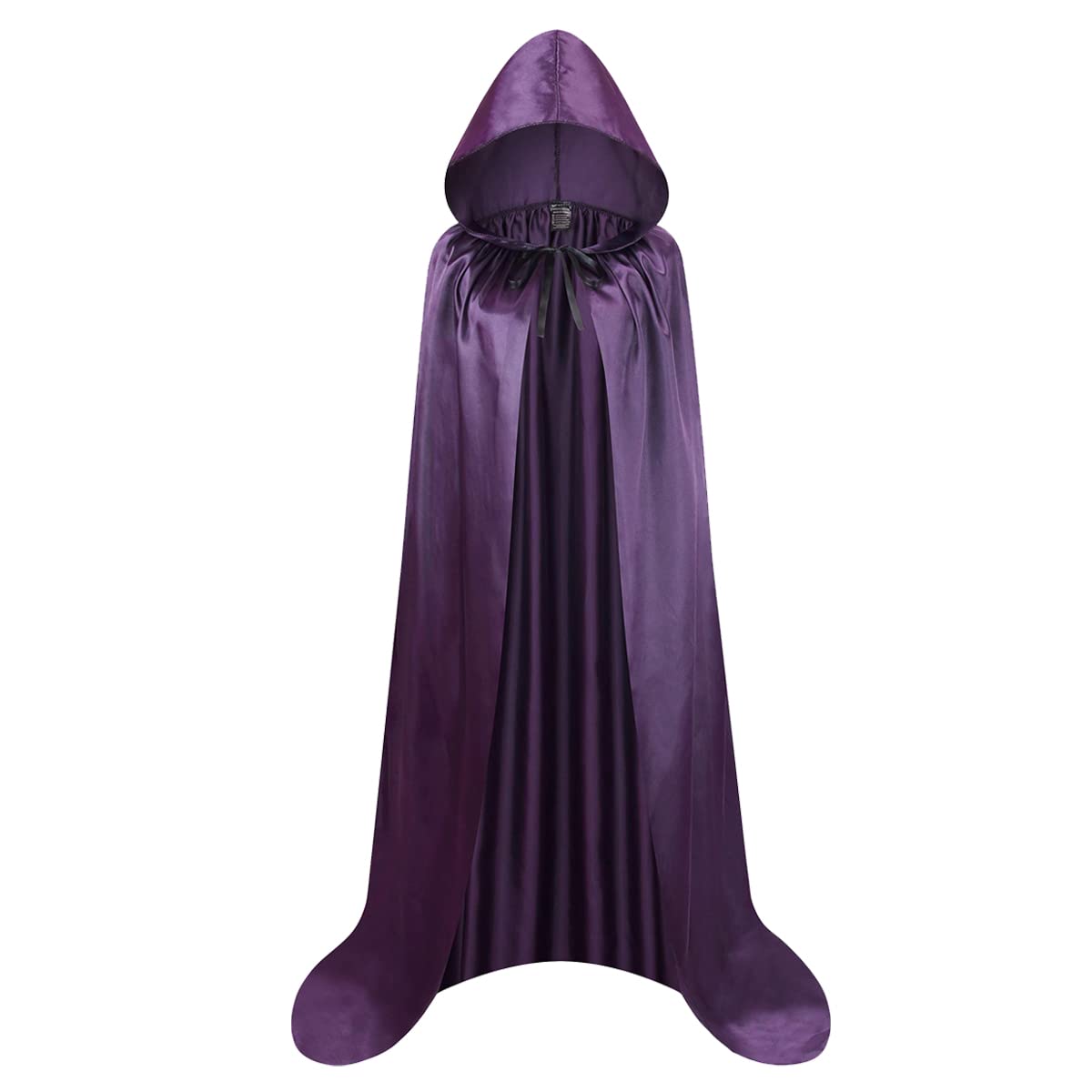 Colorful House Unisex Full Length Hooded Cape Costume Cloak/1PC (Purple, 59)