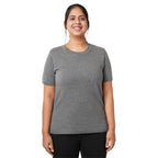 BlissClub Women at-Ease Cotton Knit Tees | 100% Cotton | CottonKnit Fabric | Loose Half-Sleeves | Western Tops | Side-Slits | Hi