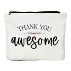 Inspirational Gifts for Women, Positive Inspirational Quotes Makeup Bag - Uplifting Encouragement Gifts for Women, Girls, Teens,