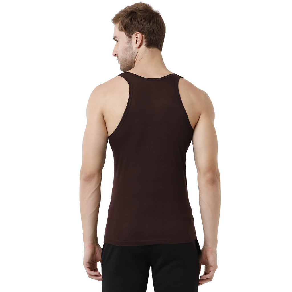 Rupa Mens Solid Regular Fit Vest (Jon_PO3_Assorted