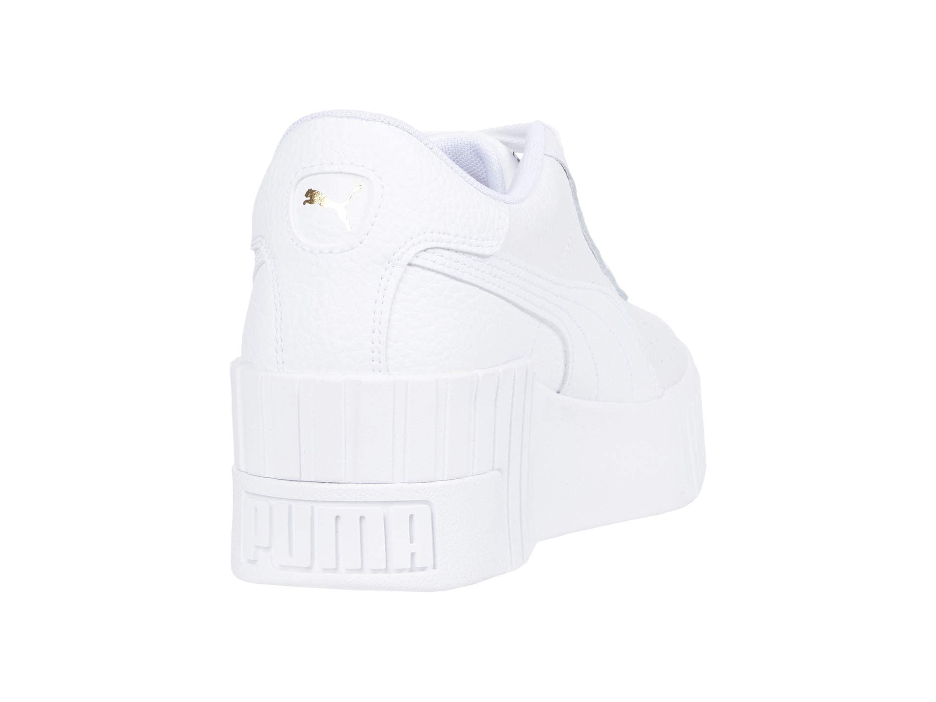 PUMA Women's Cali Wedge Sneaker, White White, 11