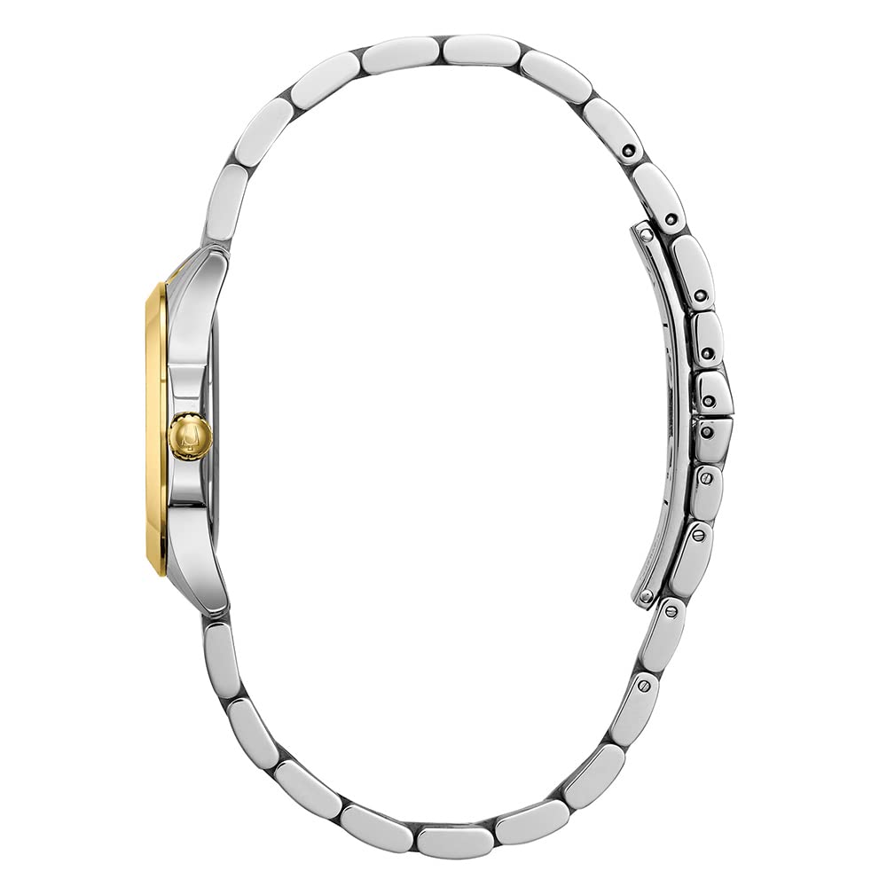 Bulova Classic Quartz Ladies Watch, Stainless Steel , Two-Tone (Model: 98M124)