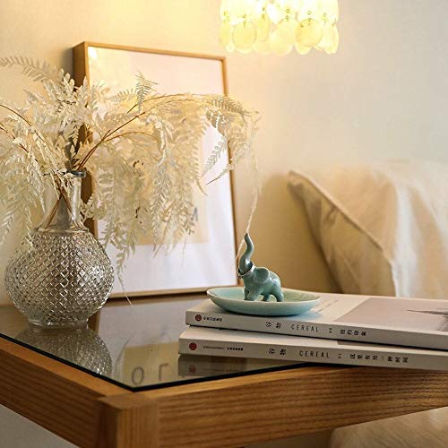 PUDDING CABIN Blue Elephant Ring Holder Trinket Dish, Elephant Gifts for Women, Christmas Gifts for Mom Women Girls, Birthday Gi