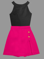A.T.U.N. (ALL THINGS UBER NICE) Girls Stylish Two Piece Outfit Set with Sleeveless Tank Top and Skort | Casual Summer Clothing