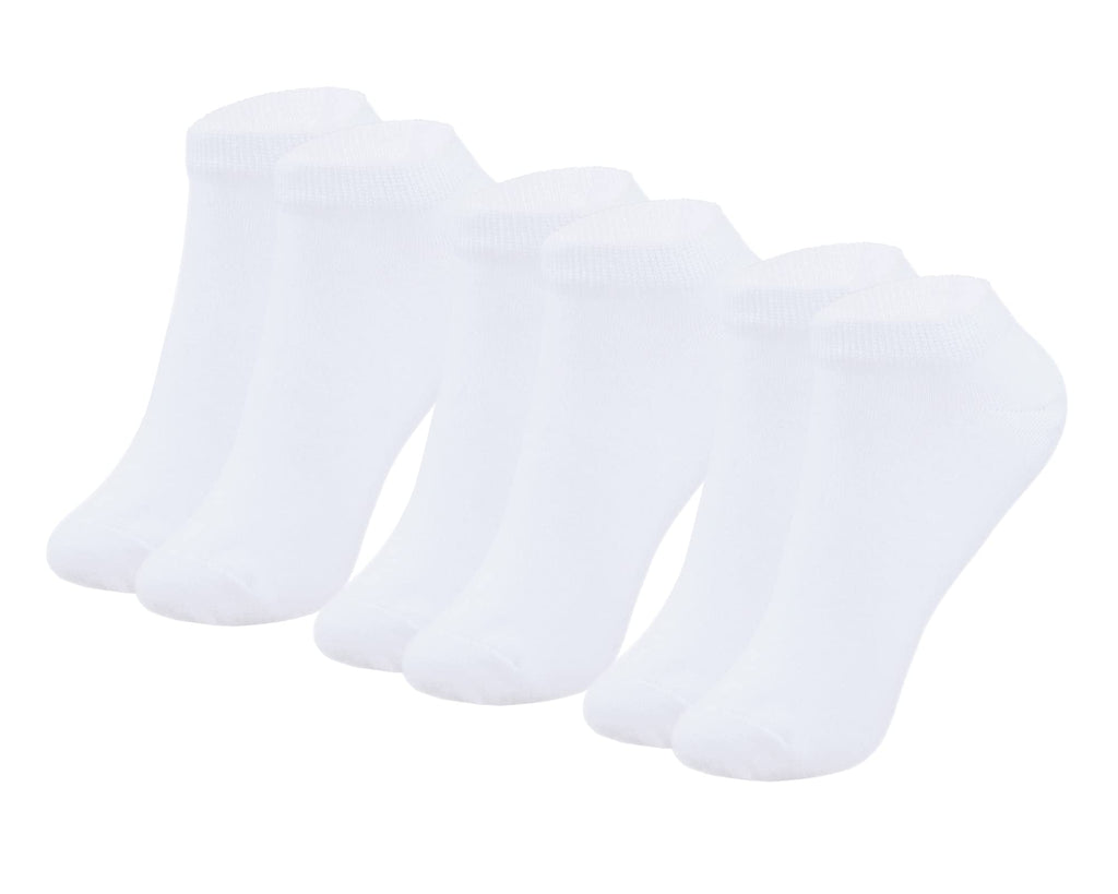 MAGIARTE Womens Ankle Socks Soft Pure Cotton Athletic Casual Single Color Low Cut Socks for Women 3-Pack (color#01)