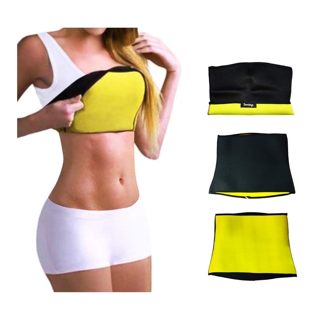 S S LONG LIFE Unisex Body Shaper Weight Loss Tummy Reducer Slimming Waist Fitness Belt Tummy Tucker Shapewear Waist Trainer Adju 2