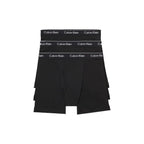 Calvin Klein Men's Cotton Classics 3-Pack Boxer Brief, 3 Black, M