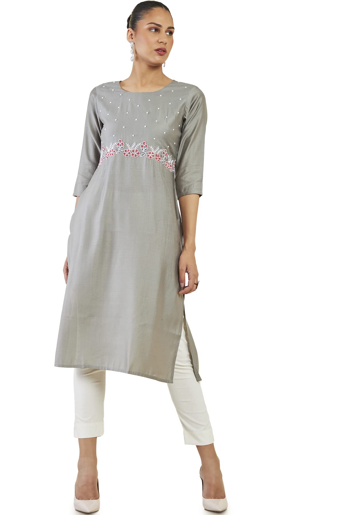 Soch Women Viscose Embroidery Kurta
