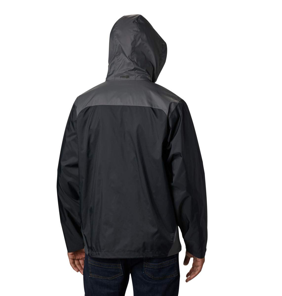 Columbia Men's Glennaker Lake Rain Jacket, Black/Grill, Small