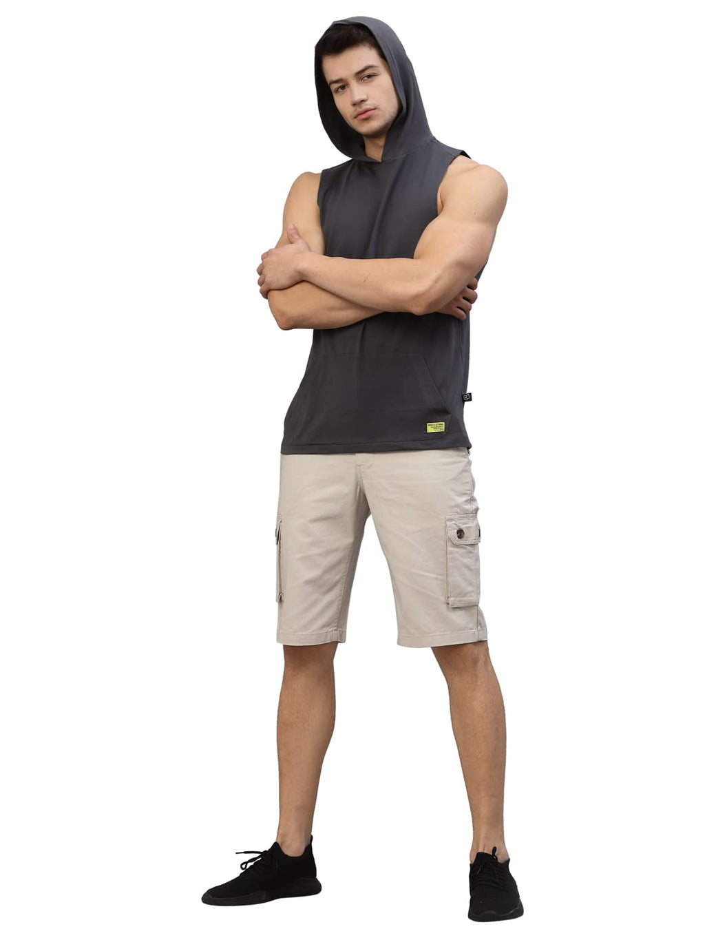 Rigo Stylish Cotton Printed Vest for Men | Round Neck, Slim Fit, Sleeveless T-Shirt Vest | Casual Innerwear Sando - Perfect for