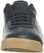 PUMA Mens Roma Sneaker, PUMA Mens Black-PUMA Mens Team Gold, 7.5