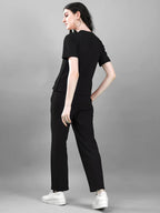 Selvia Womens Co-ords Set|Lycra Top and Trouser Set|Casual Co-ords Set for Women|Two Piece Co-ord Set|Top & Pant Set(707CTK1166