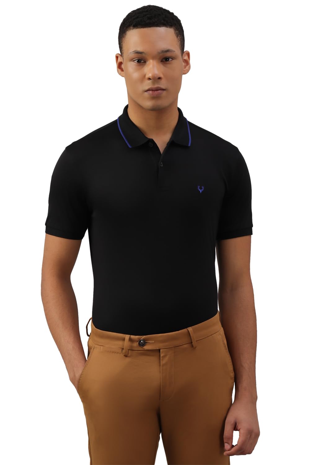 Allen Solly Men Solid Polo Shirt