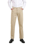 The Indian Garage Co Mens Mid-Rise Stretchable Regular Fit Chinos