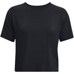 Under Armour Womens Motion Short Sleeve T Shirt, (001) Black / / Jet Gray, Medium