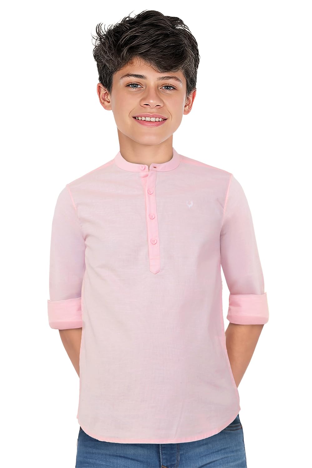 Allen Solly Boys Solid Casual Cotton Shirt